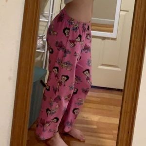 Betty boop pink pajama pants limited edition